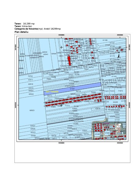 Tunari, teren tarla 23, Nusco Homes Tunari, ideal dezvoltare imobiliara